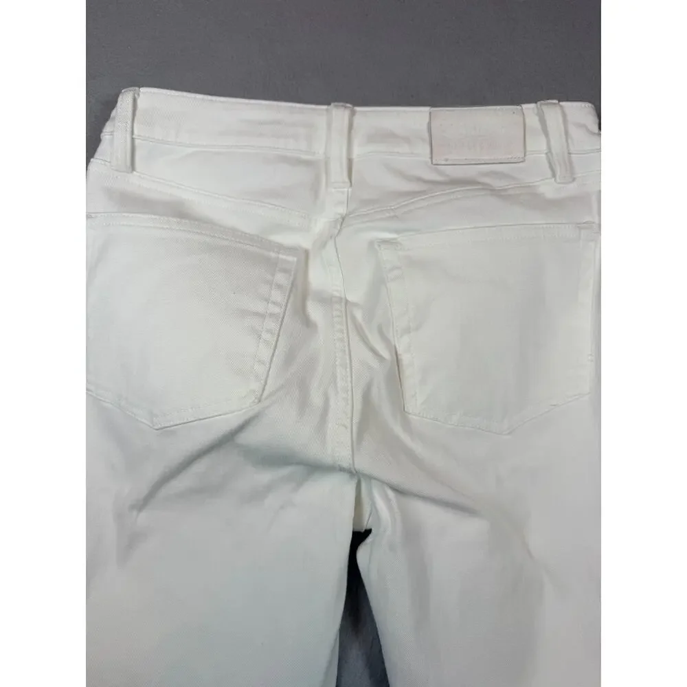 Lauren Ralph Lauren Straight Leg Jeans White Women's Size 6 Classic Denim